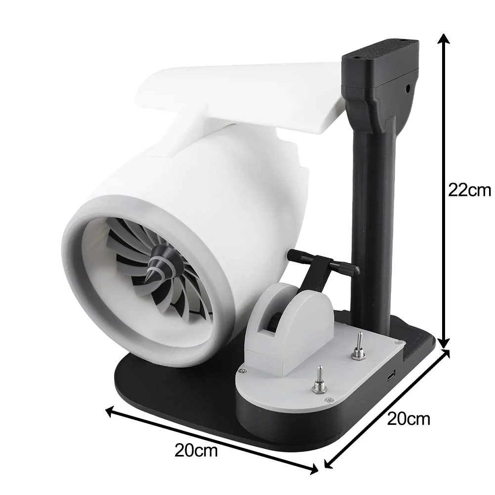 Innovative Desktop USB Turbo Jet Fans Designed to Optimize Airflow in Creative Model Applications or as a Humidifier