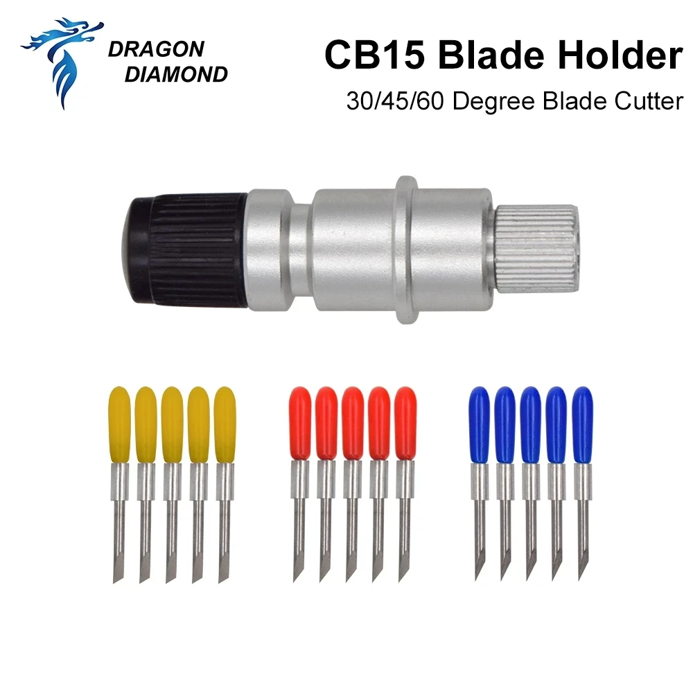 Graphtec CB15/CB15U Vinyl Cutter Plotter Printer Blades 30 45 60 degree Silhouette Cameo Craftrobo Blades