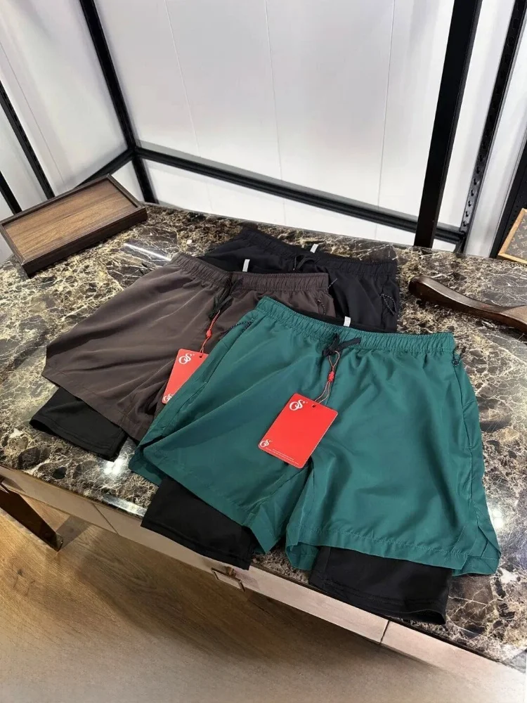 

Men's Outdoor Functional Quick Dry Shorts Marathon Slow Run Anti-wear Inner Summer New Arrival Two-in-One Quick Dry Shorts