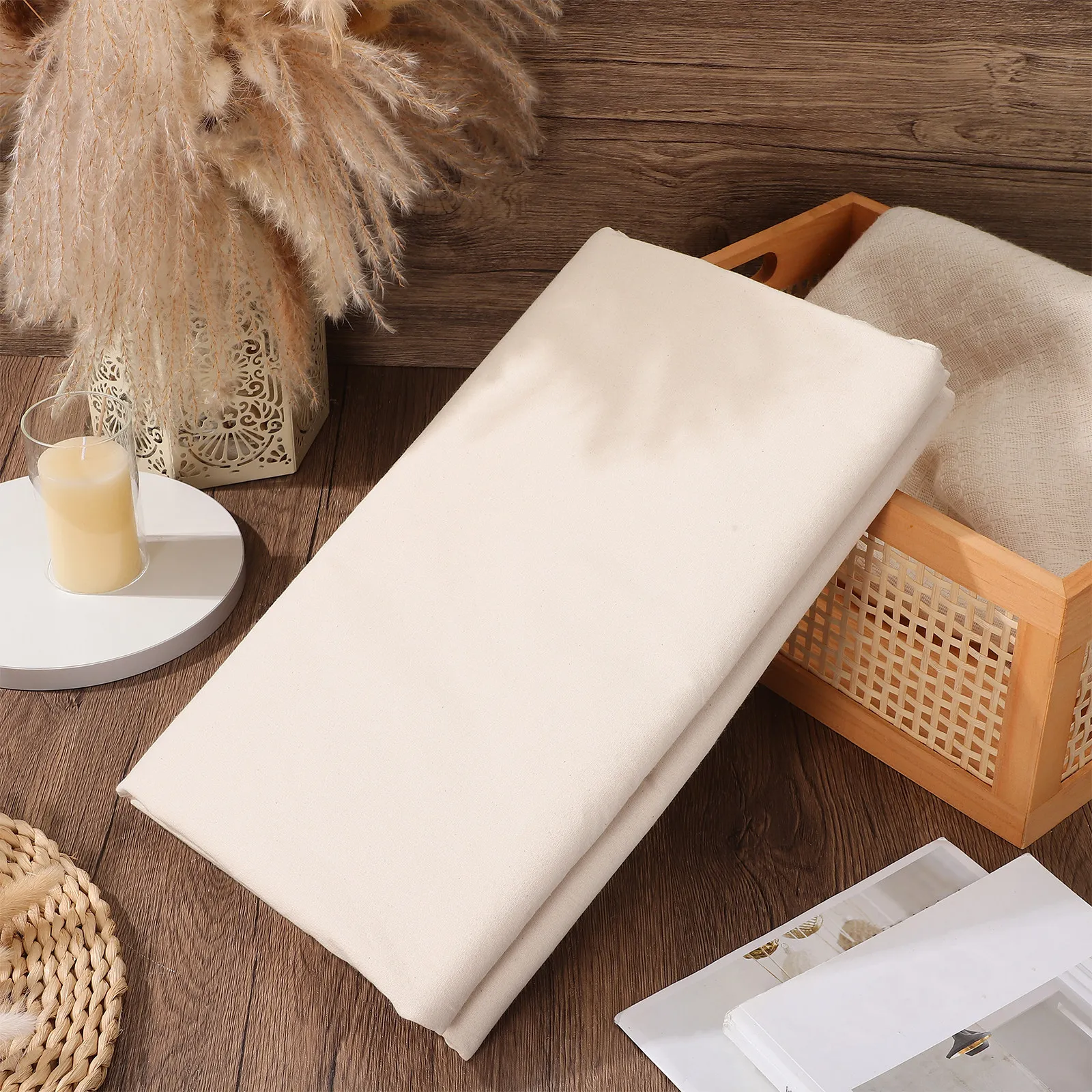 Heavy Duty Washable Reusable Cotton Drop Cloth for Floor Furniture Protection Painting Renovating DIY Home Improvement Projects