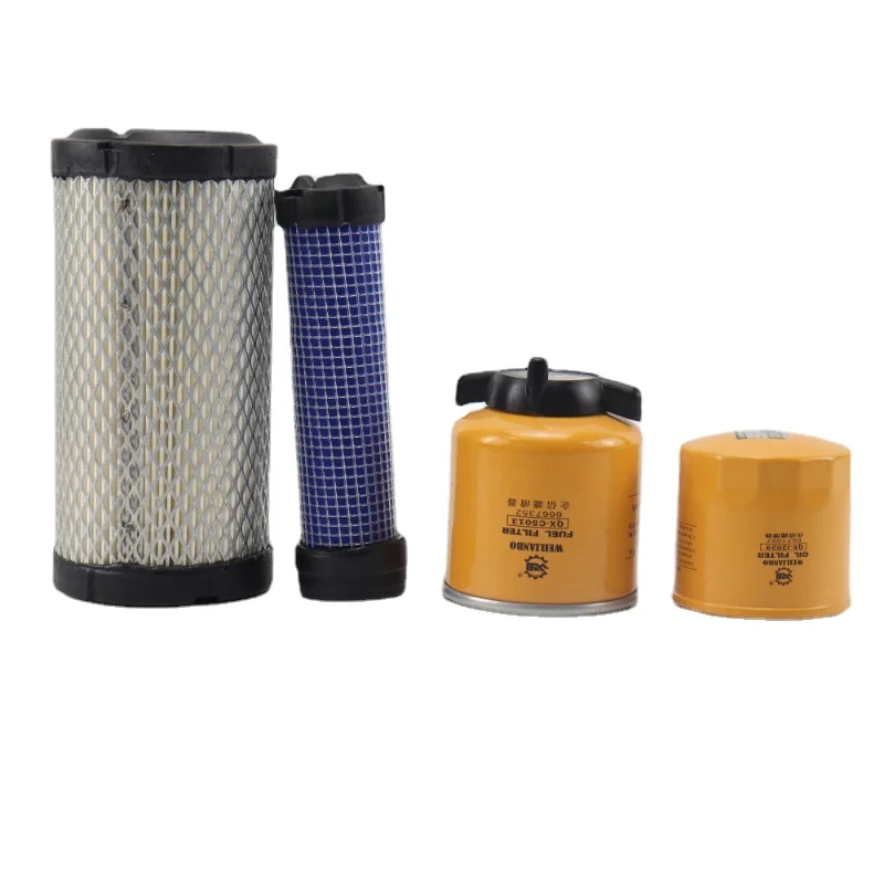 Micro digging SM BOBCATE20 E17 Doosan Daewoo DX17Z Excavator Hydraulic Oil Filter Cartridge Air Oil Diesel Filter Cartridge