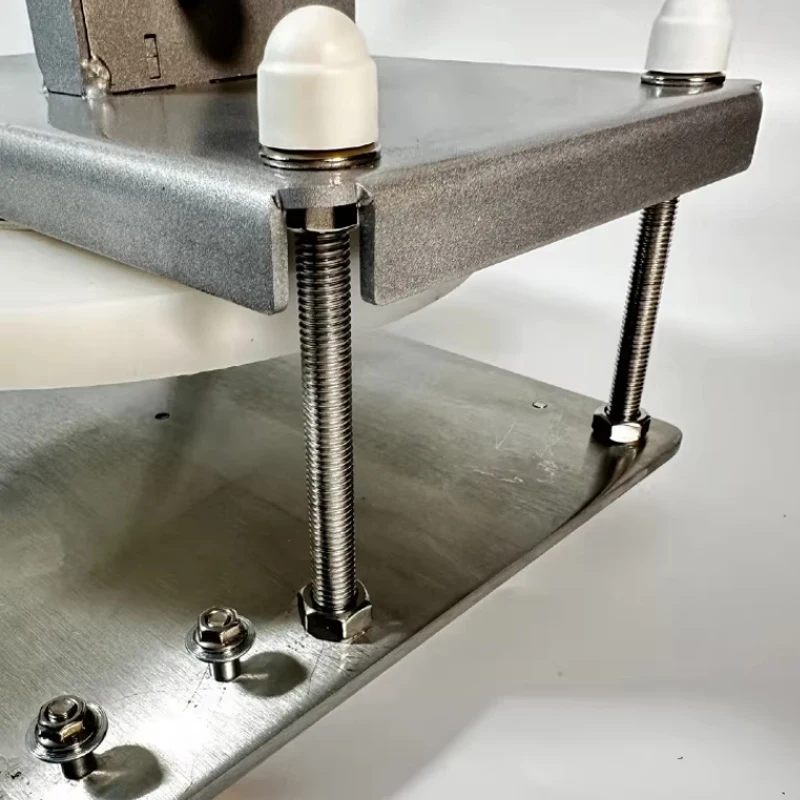 

16/20/25CM Manual Pizza Former Dough Press Machine Stainless Steel Dough Flattening Machine 300kg Pressure Commercial Food Tool