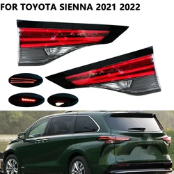 Inner Rear Tail Light Brake Reverse Stop Lamp For Toyota Sienna 2021 2022 LED Rear Tail Light Signal Lamp 8158008070 8159008070