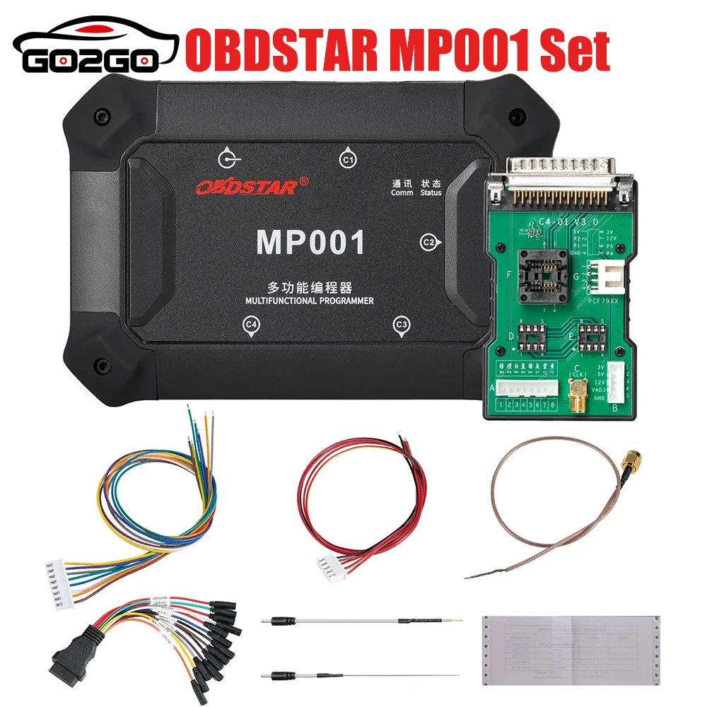 

OBDSTAR MP001 Programmer for OBDSTAR P002 P003 DC706 X300 Classic G3 Supports EEPROM/MCU Read/Write Clone for Cars, EVs, Marine