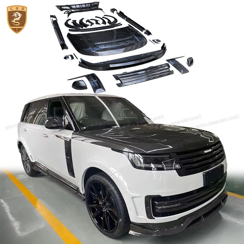 For Land Rover Range Rover Executive Edition MSY Style Bumper Lip Decoration Part Center Mesh Grill  Side Vent Air Flow Fender