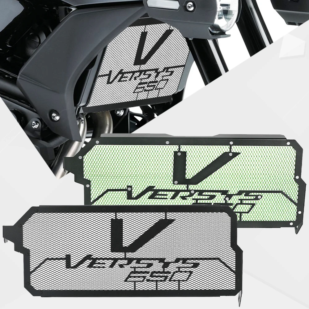 For Kawasaki Versys 650 KLE650 Versys650 2015~2024 Motorcycle Radiator Grille Guard 2016 2017 2018 2019 2020 2021 2022 2023 Part