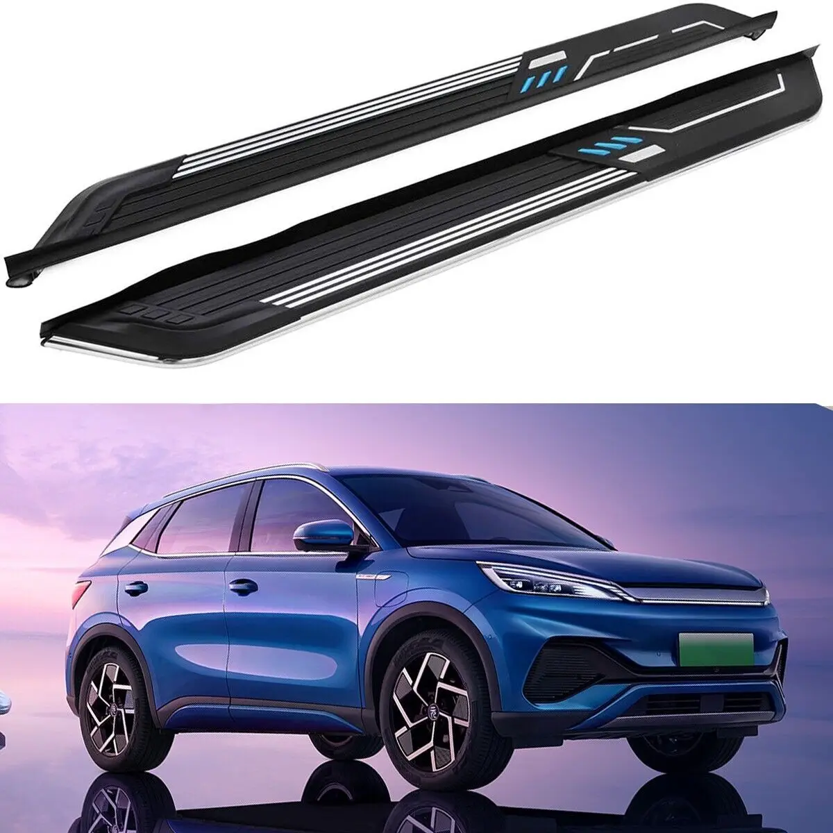 

Fits for BYD Atto 3 2022-2023 Fixed Side Steps Pedal Nerf Bar Running Board