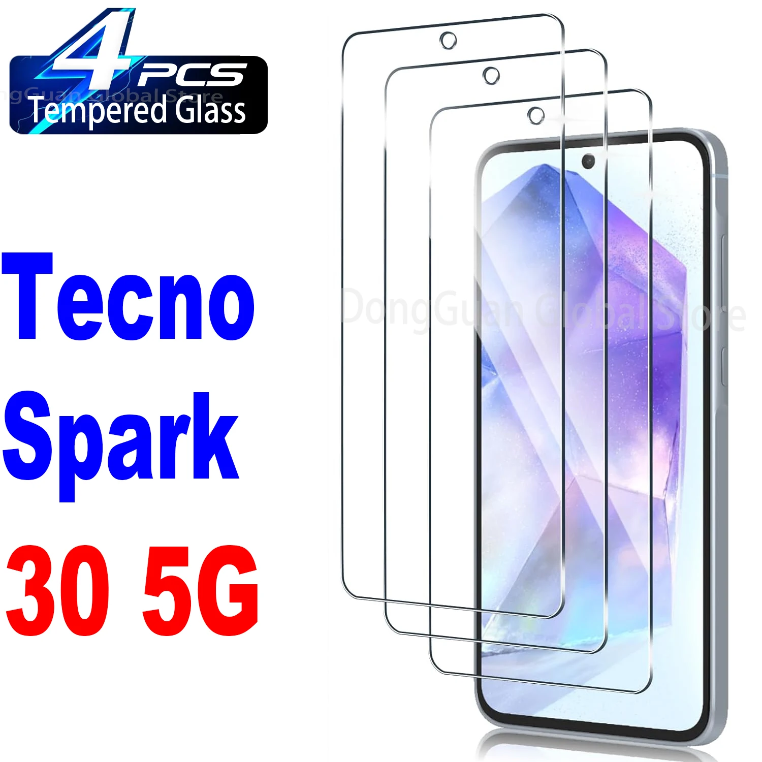 

For Tecno Spark 30 5G Tempered Glass Screen Protector Glass Film
