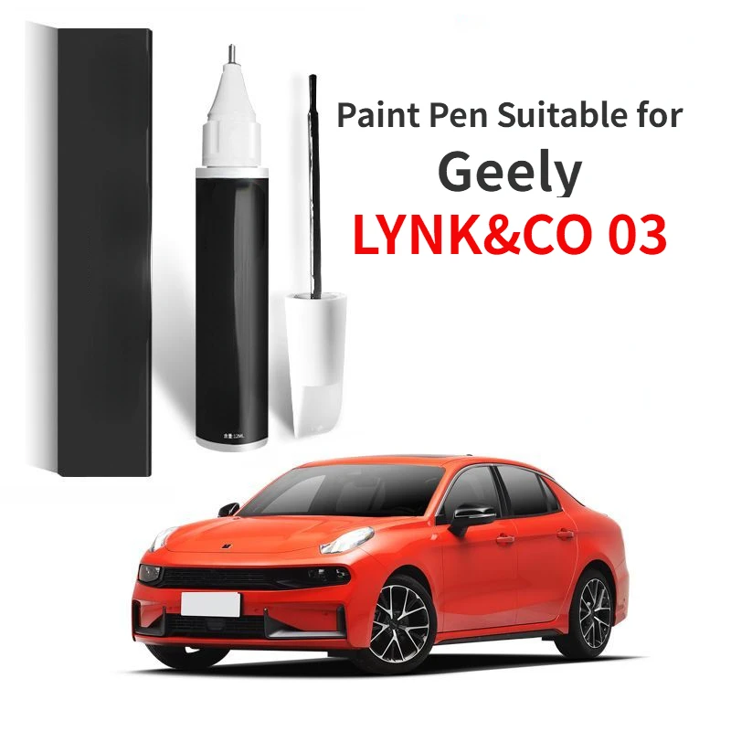 Paint Pen Suitable for Geely LYNK&CO 03  Paint Fixer Dazzling Burning Golden and Black White and Gray Special  Lingke 03