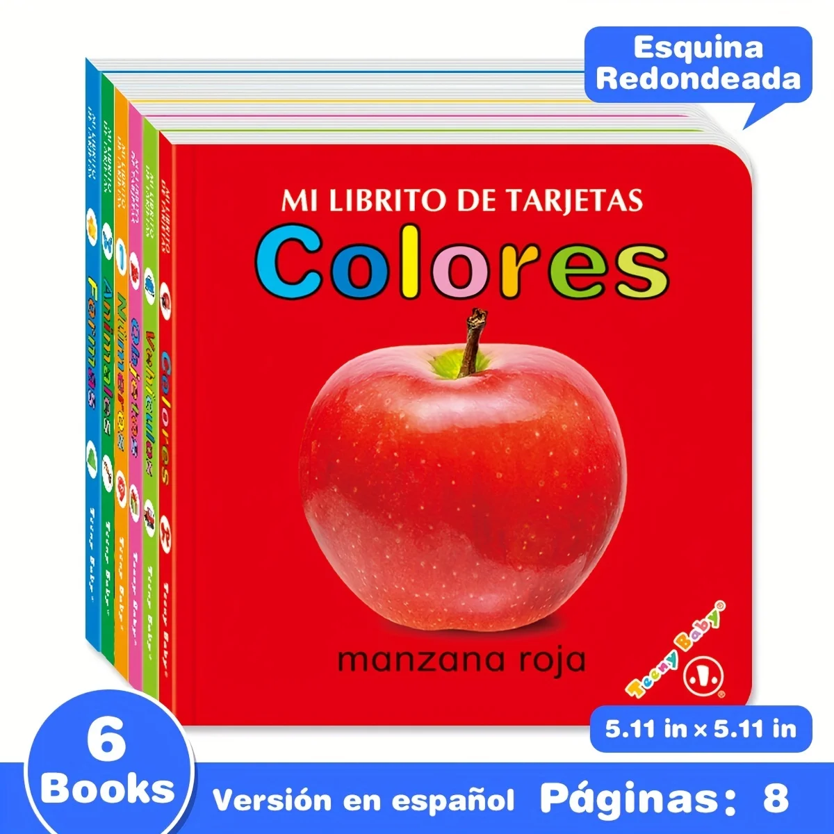 Spanish Series Baby Bedtime Fairy Tale Book Manga Books Color Reading Picture Book Children\'s Enlightenment Educational Toy Gift