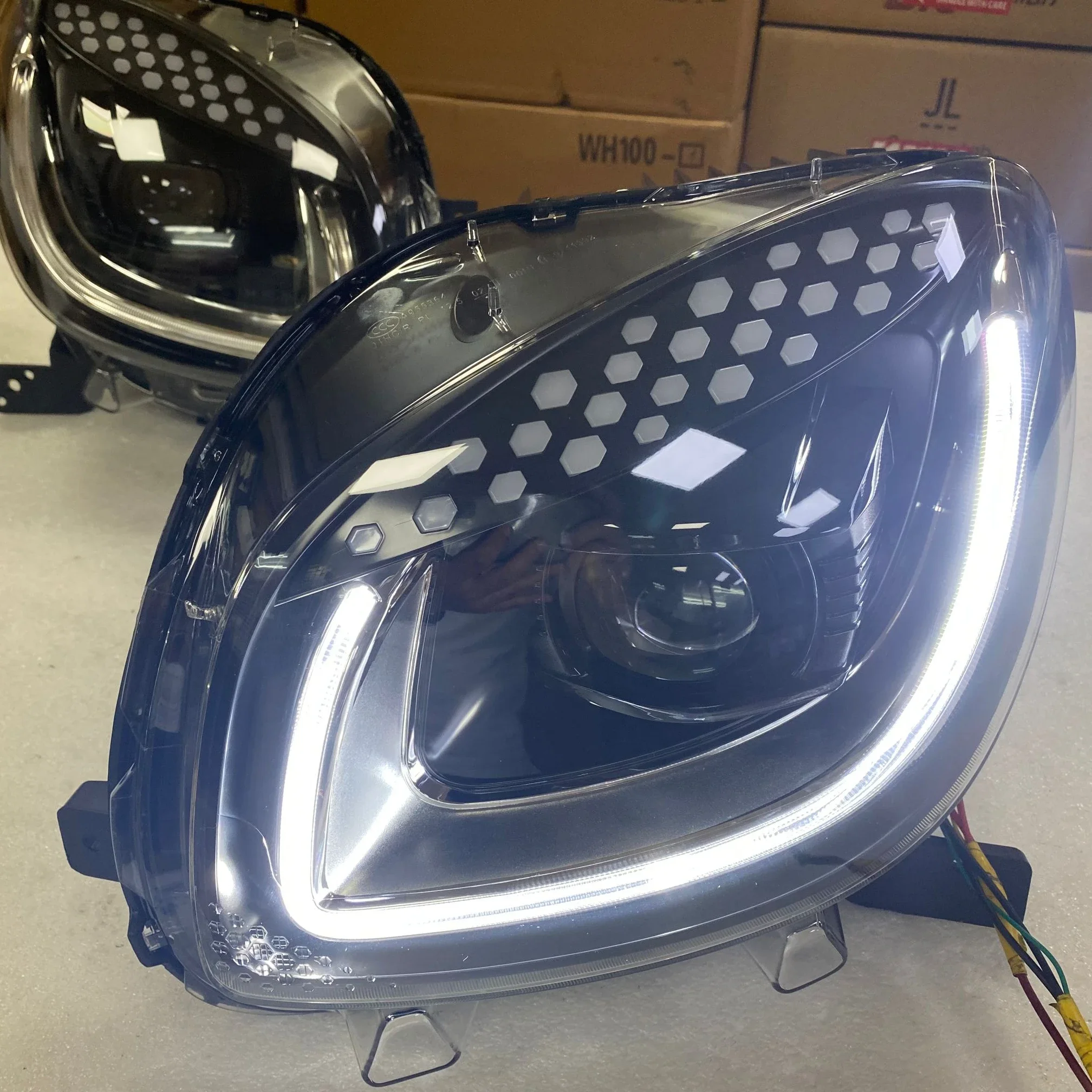 AirowJL New Arrive Led Headlight For Smart LED Head Light 2015 -2017 For Mercedes Benz