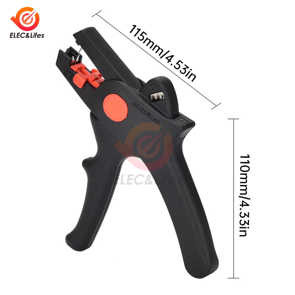 Professional Electrician Wire Tool Cable Wire Stripper Cutter Crimper Automatic Crimping Stripping Plier