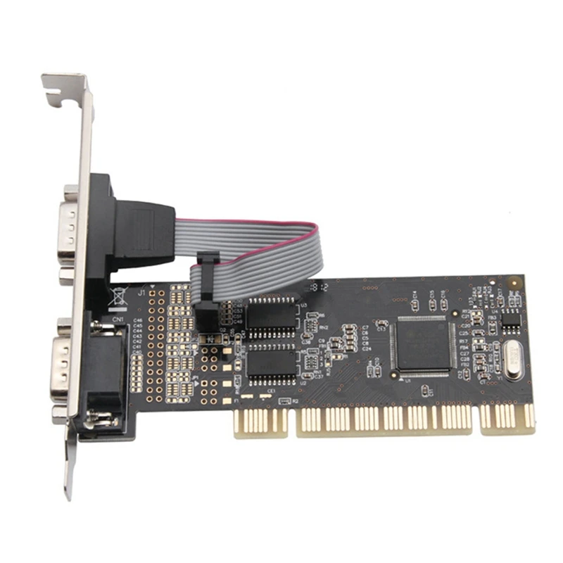 PCIE 2 Port Serial Expansion Card Pci Express To Industrial RS232 Serial Port Adapter 9Pin For Desktop Pc