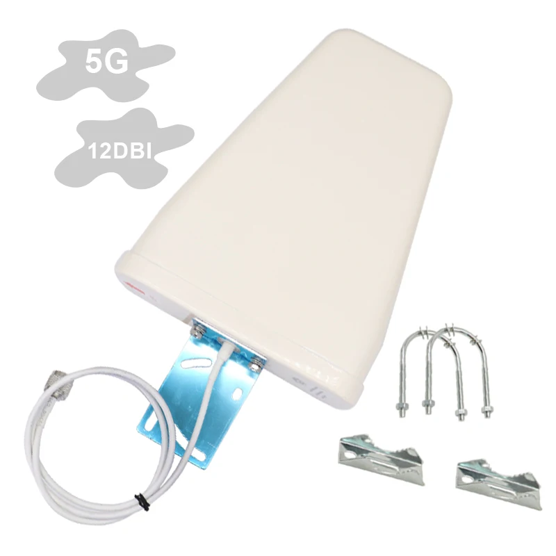 Antena impermeable para exteriores, amplificador de refuerzo de repetidor, 5G, 4G, LTE, 3G, GSM, IP67, 600 ~ 2700 ~ 4900Mhz, LPDA periódica, YAGI