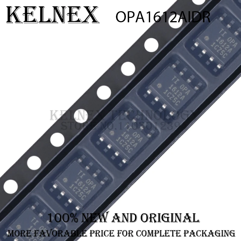 1pcs/lot Original OPA1612AIDR OPA1612A OPA1612 SOP8 Fever Audio Dual Operational Amplifier SMD IC 100% New and Genuine