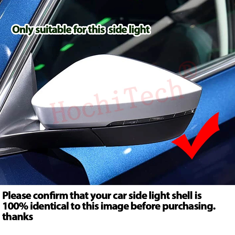 Dynamic LED Turn Signal Lights Rearview Mirror Indicator Blinker Repeater for Skoda Superb B8 MK3 III 3V A7 2015-2021 2022 2023