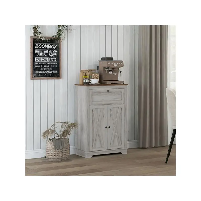 Kitchen Cart Storage Cabinet Sideboard Organizer - Versatile Kitchen Furniture for Efficient Organization and Stylish Storage