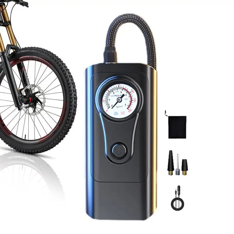 

Small Air Compressor Tire Air Inflator Small Bike Pump Accurate Electric Inflation Pump Multiplication Car Fast Air Tire Pump