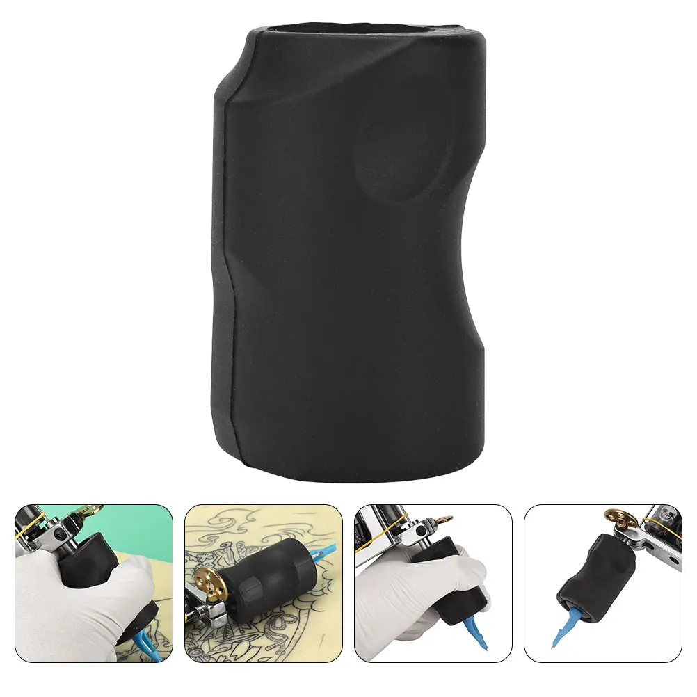 

Thick 34mm Silicone Tattoo Handle Durable Tattoo Grip Cover Cover Shock-proof Anti-slip Durable Grip Sleeve For Pen