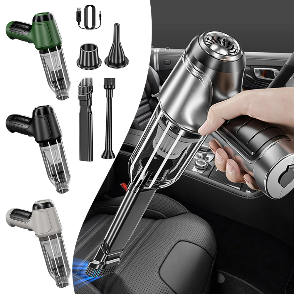2 In 1 Handheld Car Vacuum Cleaner Set,Cordless Handheld Vacuum Cleaner,Multi-Use Car Cleaning Interior Supplies For Car/Home
