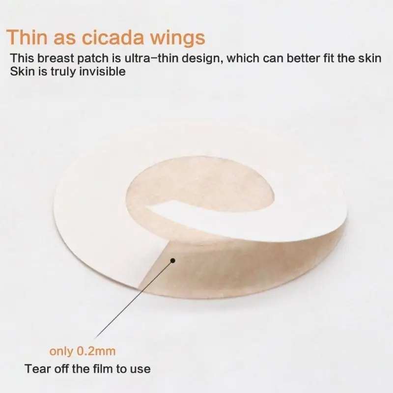 652F Đồ bơi Núm vú dùng một lần Núm vú vô hình Pasties Cánh hoa ngực Pad 40 chiếc