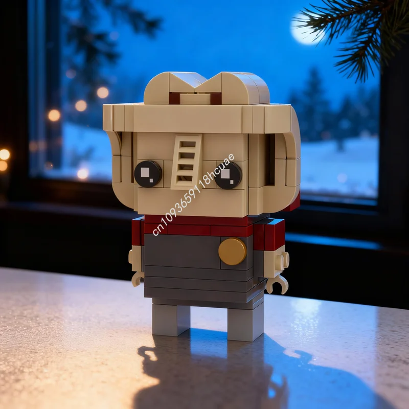 125 stuks MOC Cadet Nog Brickheadz Model Bouwstenen Architectuur DIY Idee Kerstcadeaus Speelgoed Creatief Baksteen Onderwijs