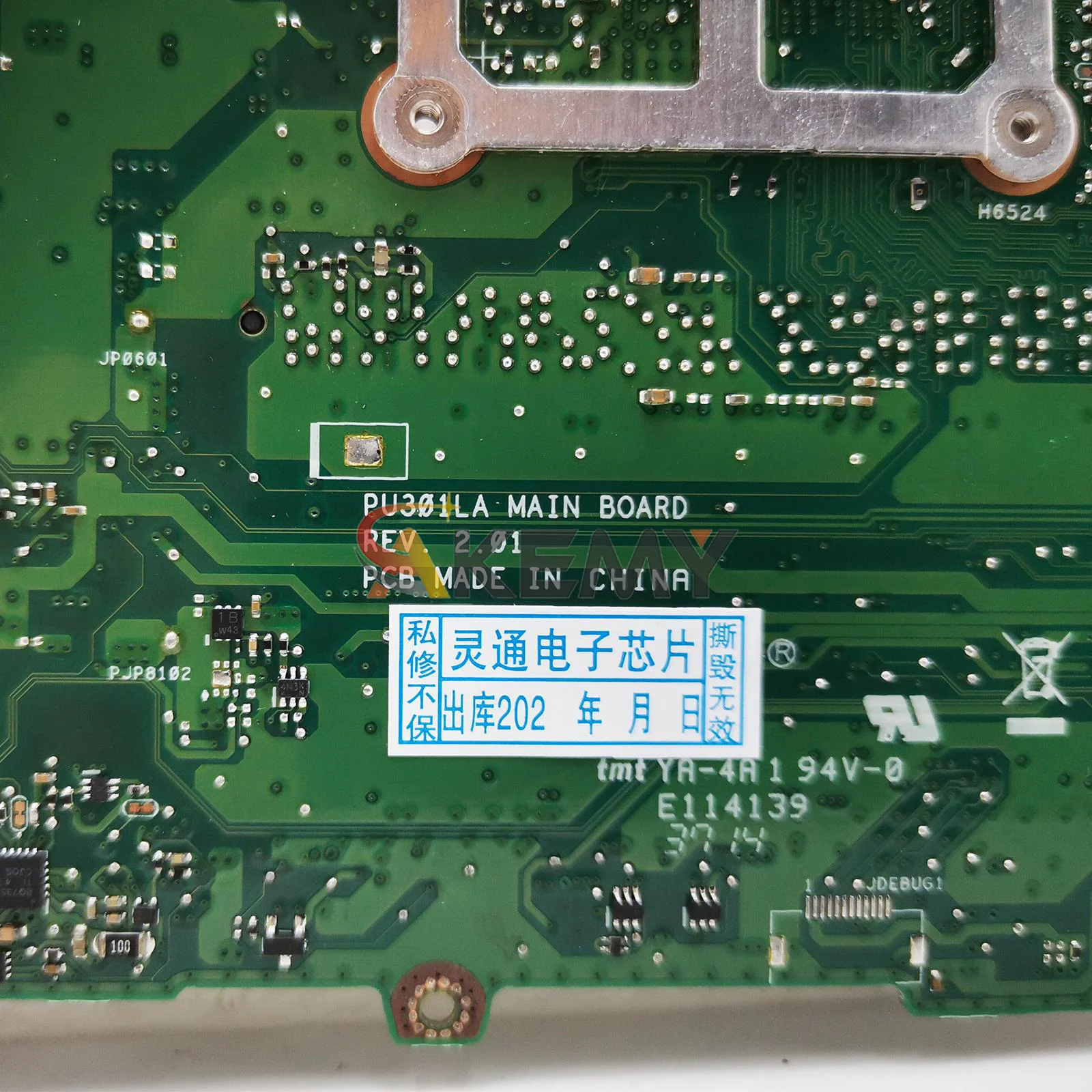 Placa-mãe para laptop pu301la, placa principal para notebook asus vivobook pu301la pu301l com cpu i3 i5 i7 100% testes ok envio rápido stk