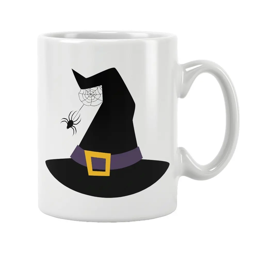 Halloween Coffee Mug Witch Hat Tea Water Milk Printed Cup Gifts For Family Couples Friends