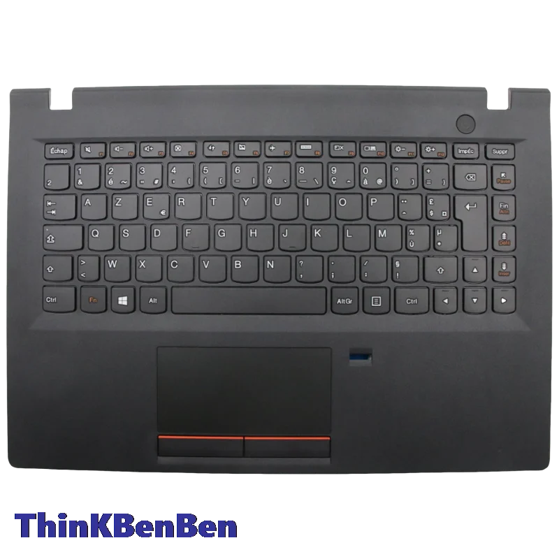 FR French Black Keyboard Upper Case Palmrest Shell Cover For Lenovo E31 70 80 5CB0K57241