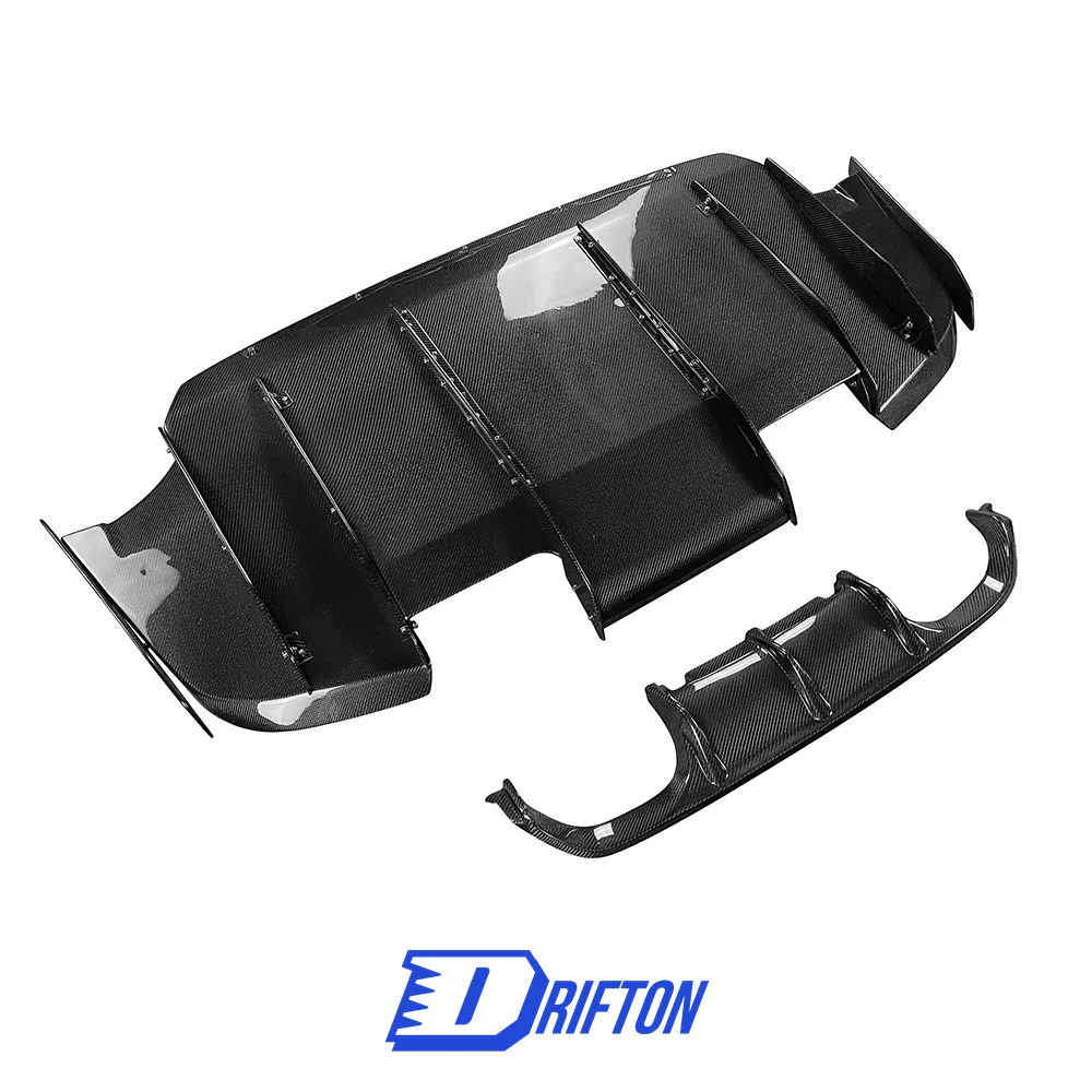 

[FREE SHIP] Vari Style Carbon Fiber Rear Diffuser Underboard With Lip For BMW M3 M4 F80 F82 F83