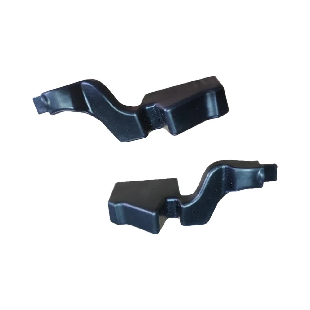 For Dust Prevention Black Hood Seal End Cap Engine Hood Seal End Cap Hood Gap Filler Elastic Composite Material