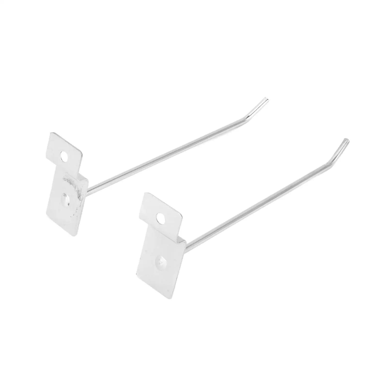 Supermarket Slat Wall Hanging Hooks - Easy Install, Electroplated Surfaces