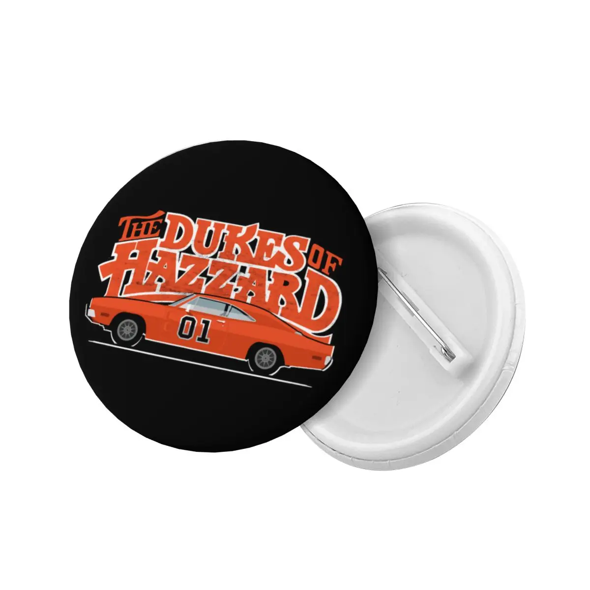 General Lees Dukes Of Hazzard Soft Button Pin Custom Fashion Pinback Badges Brooches Girlfriend Gift