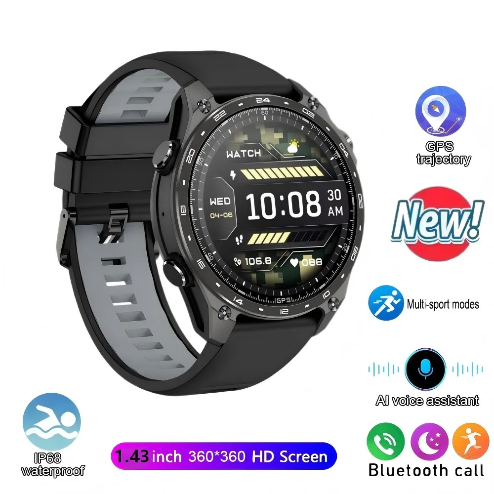 

3ATM Waterproof GPS Sports Smartwatch With LED Lighting 4GB Memory MP3&MP4 Photo Album Video Recorder Dynamic Dial Offline Map