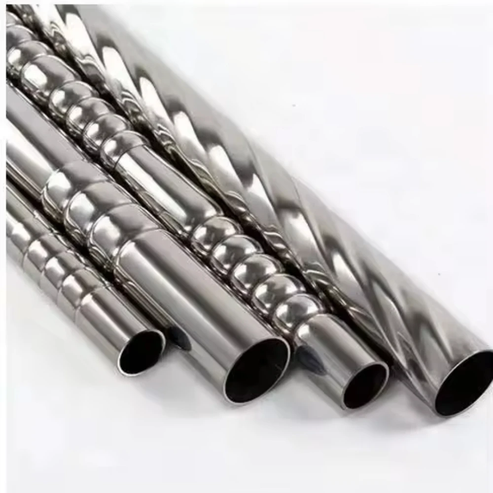 Stainless Steel Twisted And Spiral Pipes Stainless Steel Tube Pipe