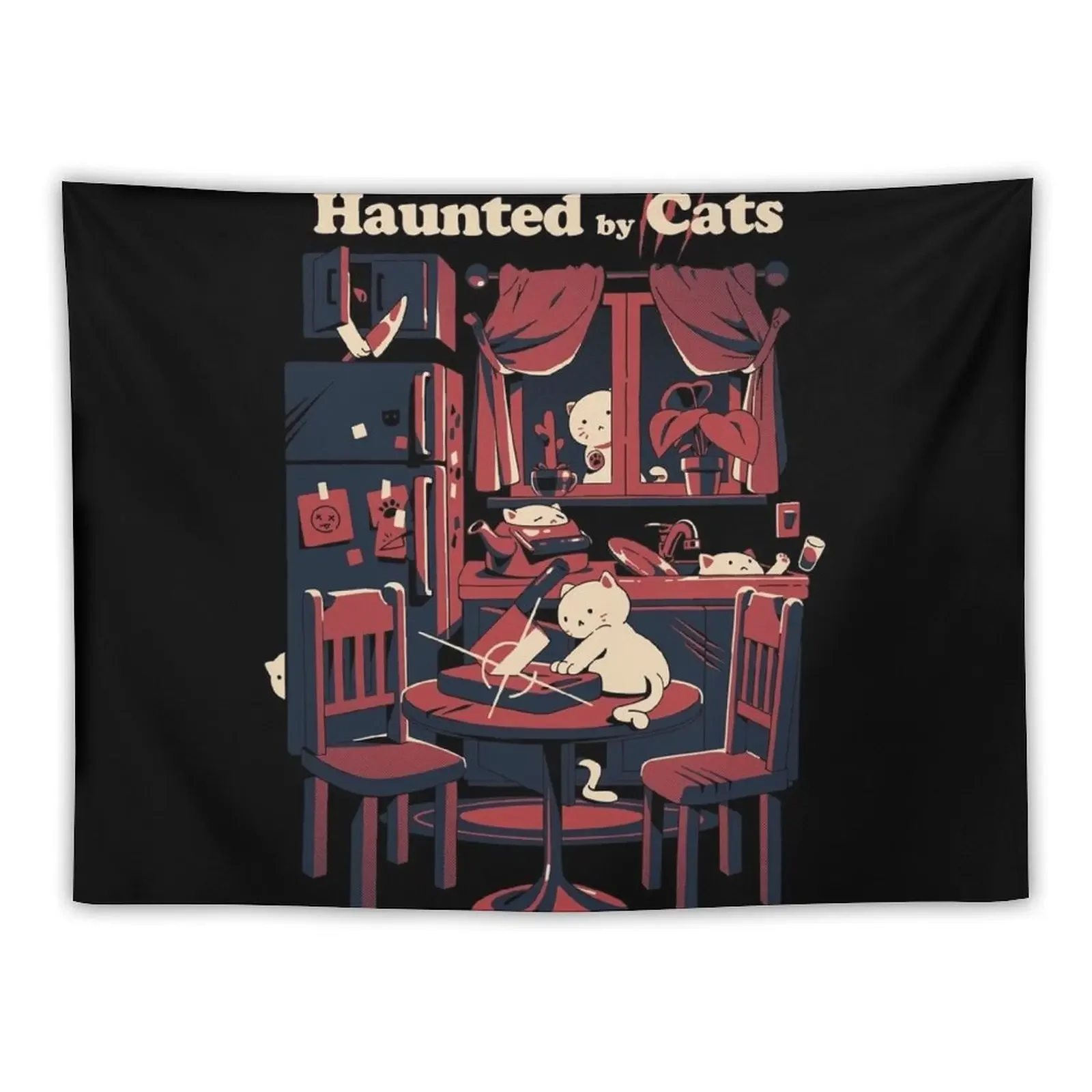 

Haunted by cats Tapestry Room Decor Korean Style Decor Home Tapestry