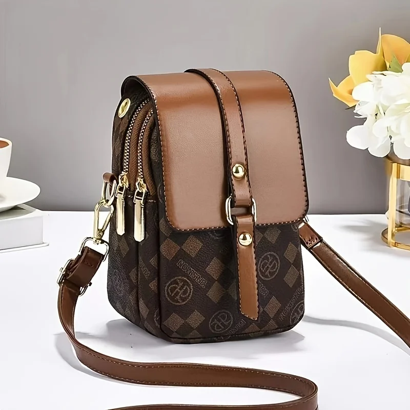 Luxury Brand Designer Women'S Single Shoulder Crossbody Bag Classic Retro Handbag Mobile Phone Bag Women'S Mini Square Bag