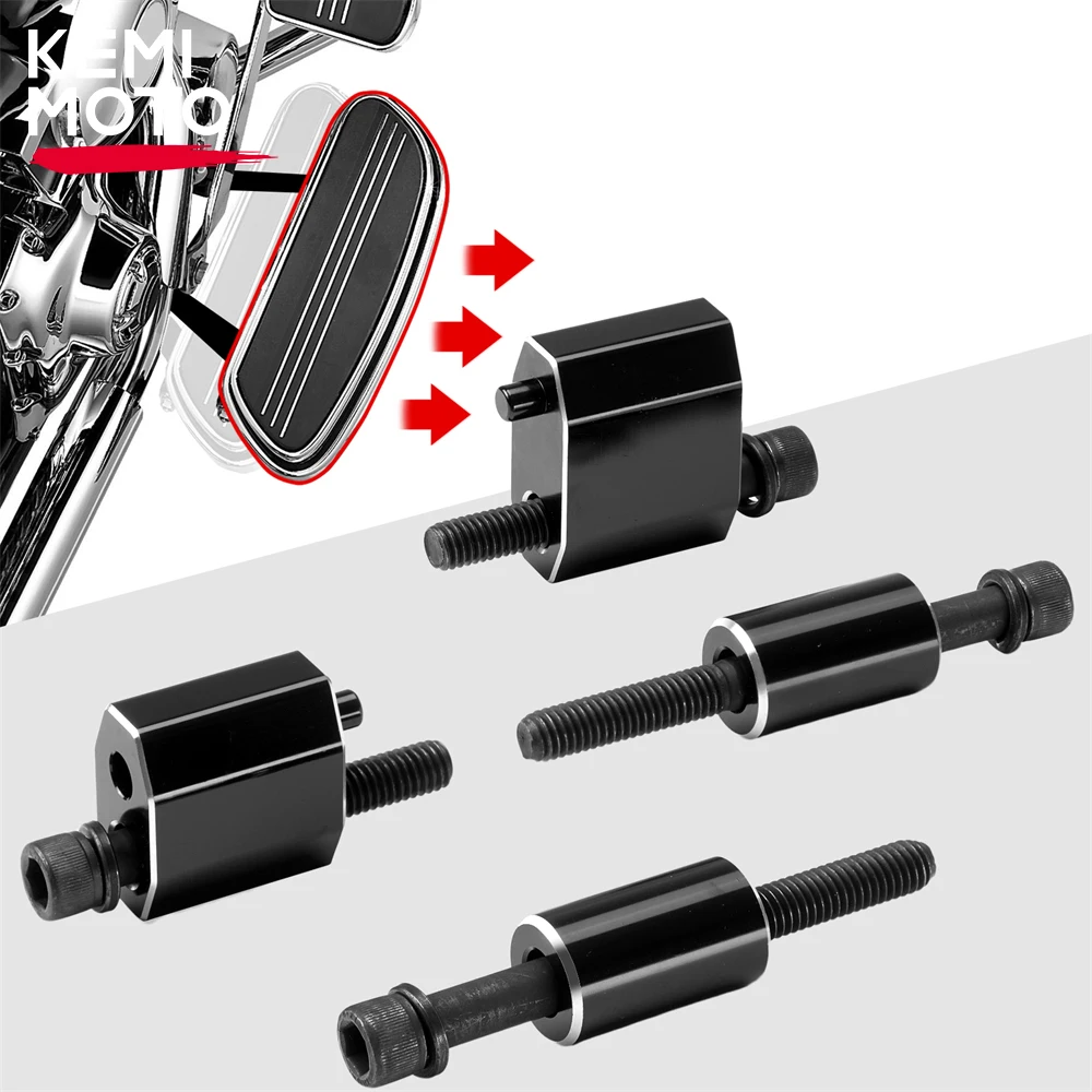 Motorcycle Foot Extension Bracket Kit Driver Floorboard Extension Kit For Touring Road Glide Electra Glide Dyna Accessories Kits