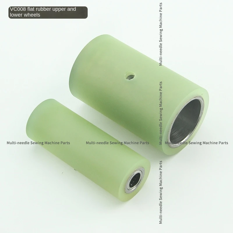 1PCS Original Flat Rubber Wheel Tugboat 80mm Length Upper and Lower Tug for Siruba Vc008 Multi-needle Machine