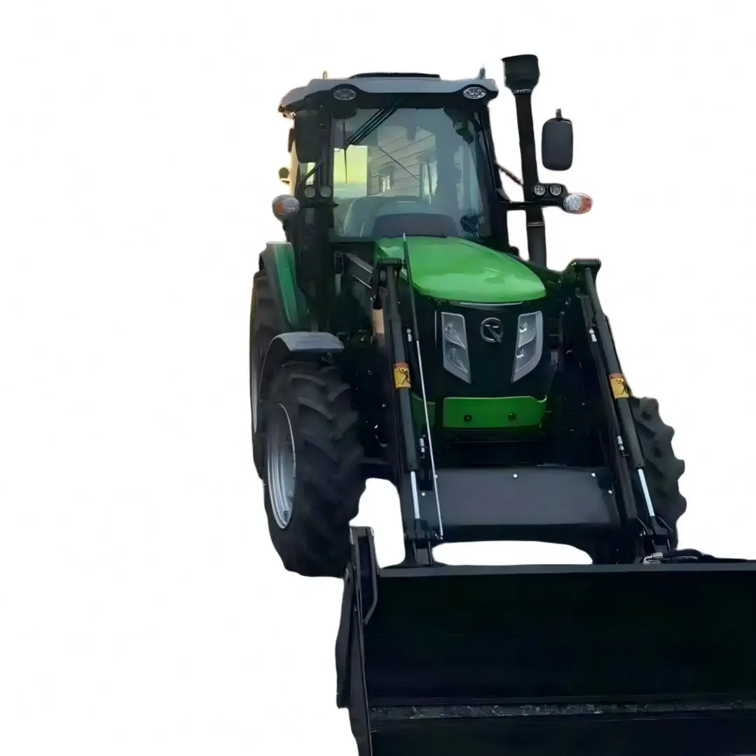 Road Legal Euro 50HP 4WD Farm Tractor, Multifunctional Agricultural Machine with AC Cabin, Front Loader & Radial Tyres