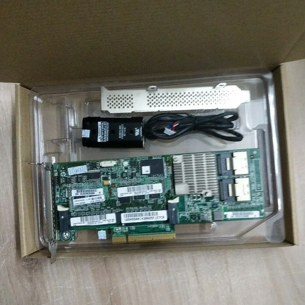 631670-B21 633538-001 Smart Array P420 2GB 2G FBWC 6Gb 2P SAS Controller+660093-001