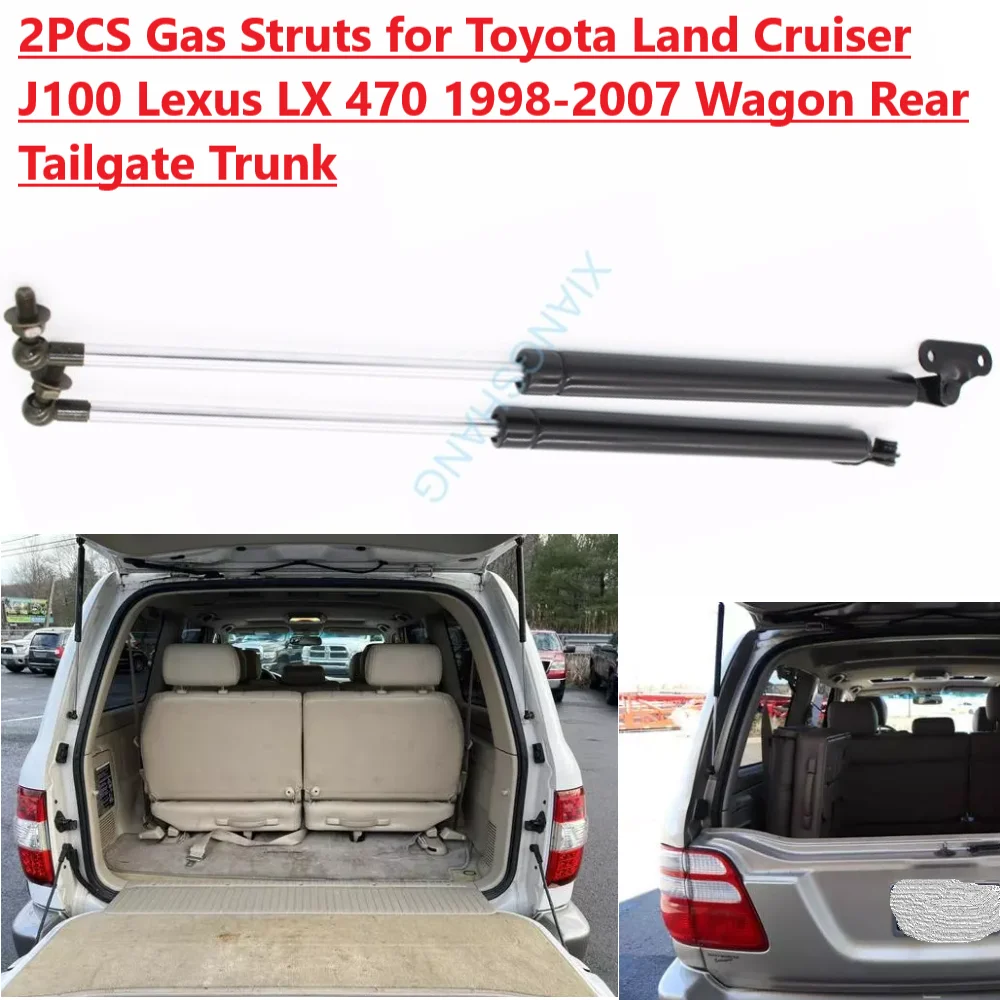 Back Door Stay Damper For Toyota Land Cruiser J100 Lexus LX470 1998-2007 Rear Tailgate Boot Gas Spring Struts Prop Lift Support
