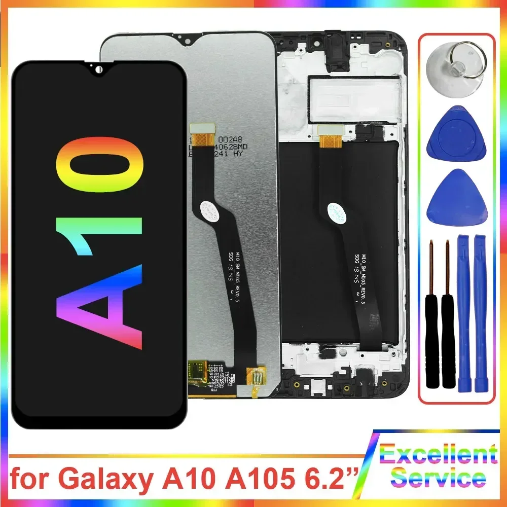 

6.2'' New Display for Samsung Galaxy A10 LCD Display Touch Screen Assembly Replacement for Samung A10 Display A105F A105M A105G