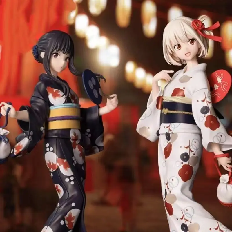 

Collect Anime Figures Nishikigi Chisato & Inoue Takina & Kimono Cute Girl Model Action Figures Toys for Kid Gift Christmas Decor