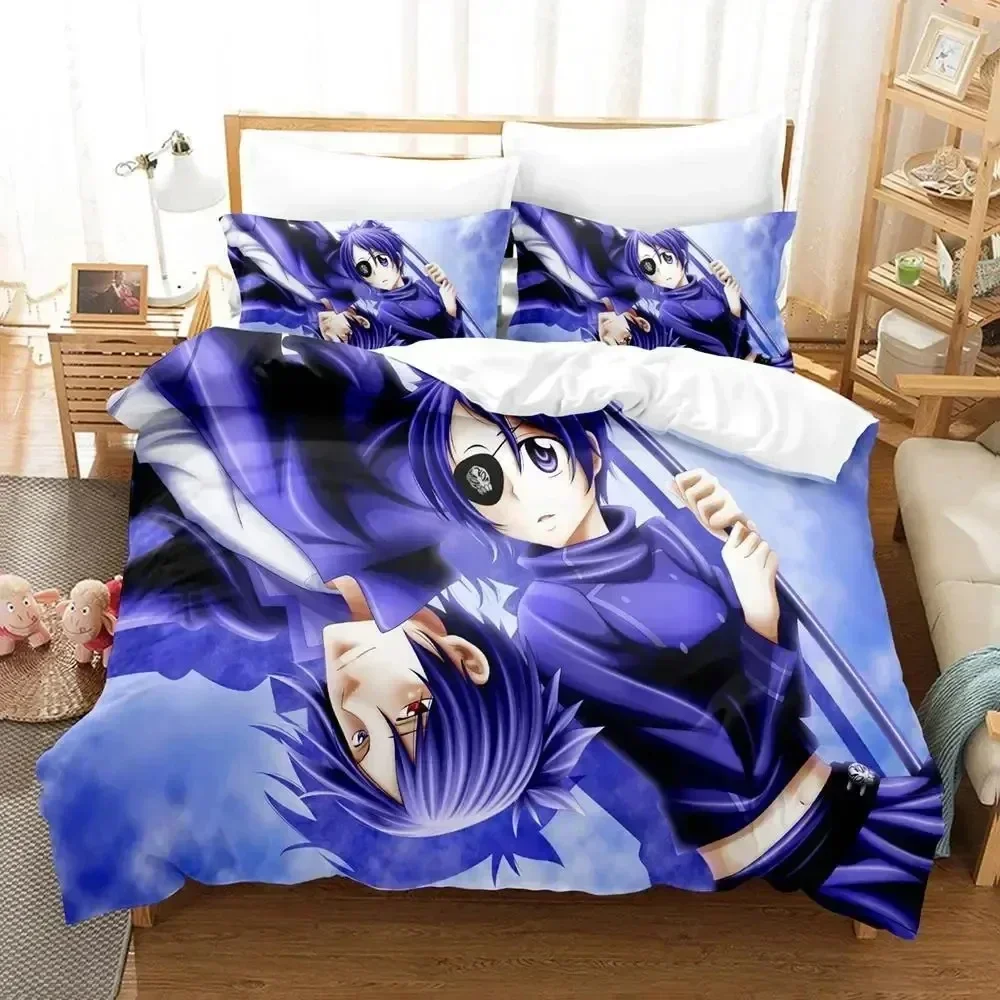 3D Anime HITMAN REBORN Bedding Set Duvet Cover Sheet Printed Bed Set Pillowcase Bed Full Queen King Size Comforter Bedroom