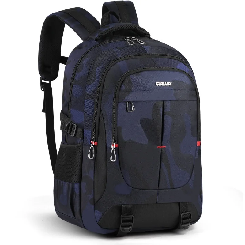Camouflage Large Capacity Water‑Repellent Lightweight Multi‑function Backpack Men Women Junior High College Hiking School Bag