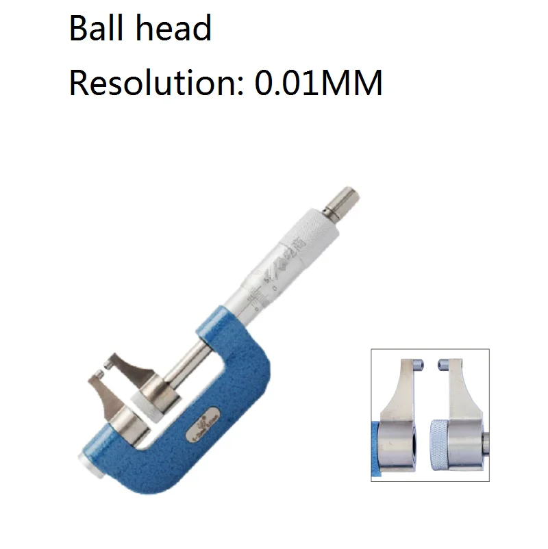 0-200MM 0.01 Duckbill shaped micrometer measuring gear step Clamp Caliper Type measurement tool industrial grade measuring tool