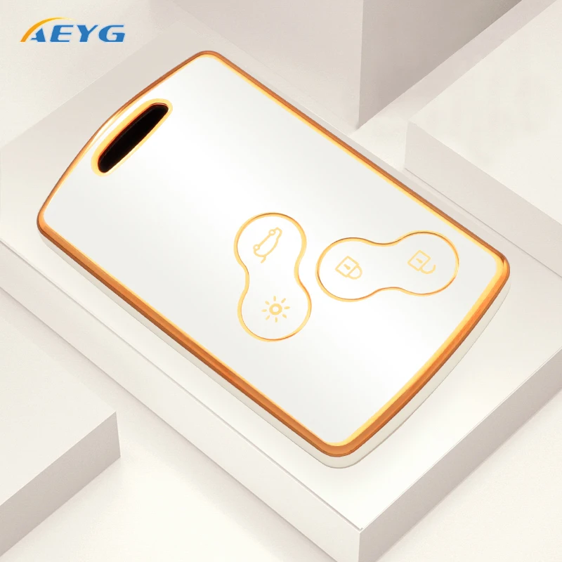 Tpu Autosleutel Case Cover Shell Voor Renault Megane 2 3 Clio Scenic Stofdoek Kaptur Captur Logan Laguna Zoe Koleos danilo Nema Fluence