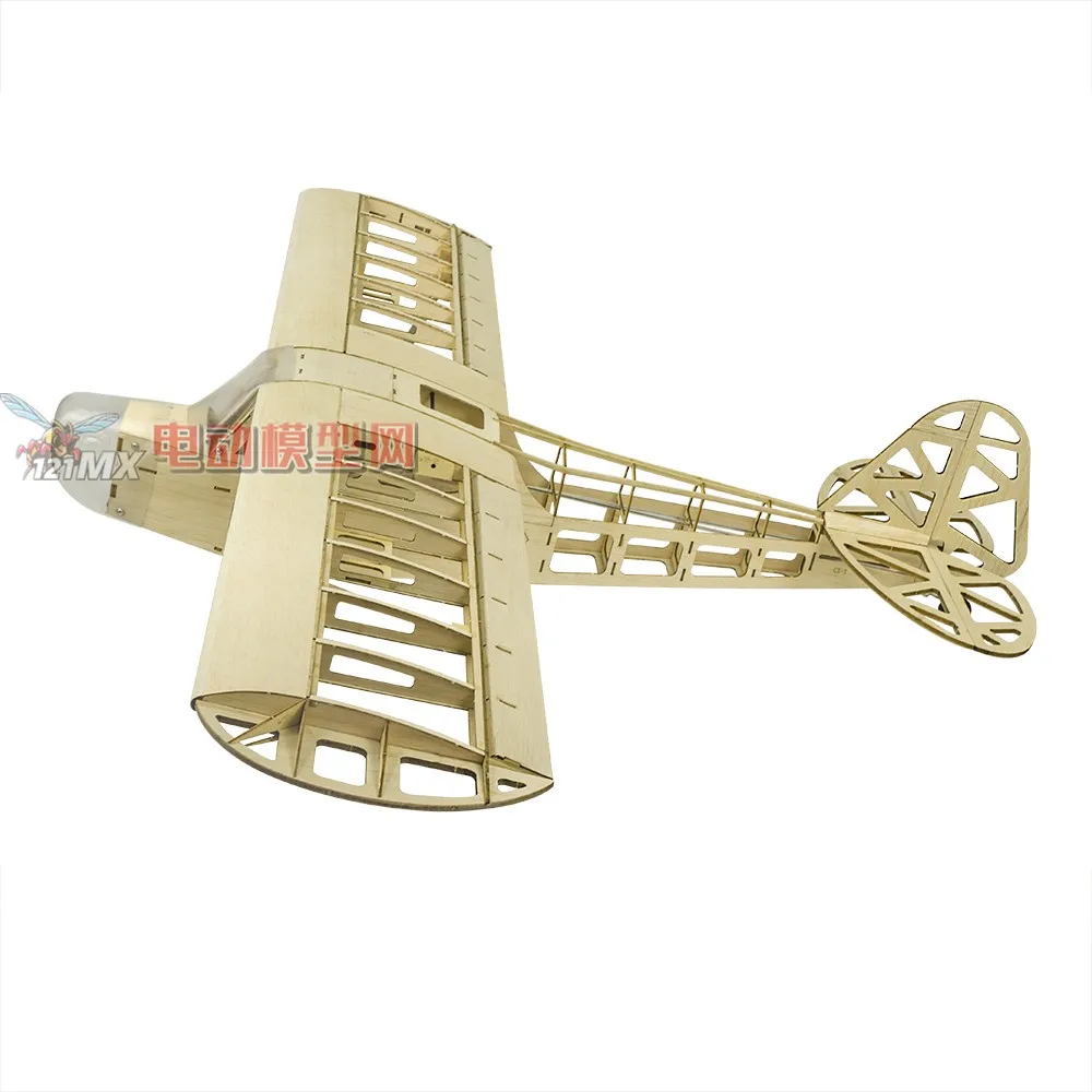 XAERO Upgraded 1200MM J-3 Cub Balsa RC Plane Kit Electric Powered Scale Aircraft with Fabric Covering DIY Assembly