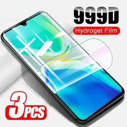 3PCS Hydrogel Film On For Tecno Spark 10C 2023 Spark 10C 10 Pro 4G 5G Screen Protective Protector Phone Cover Film